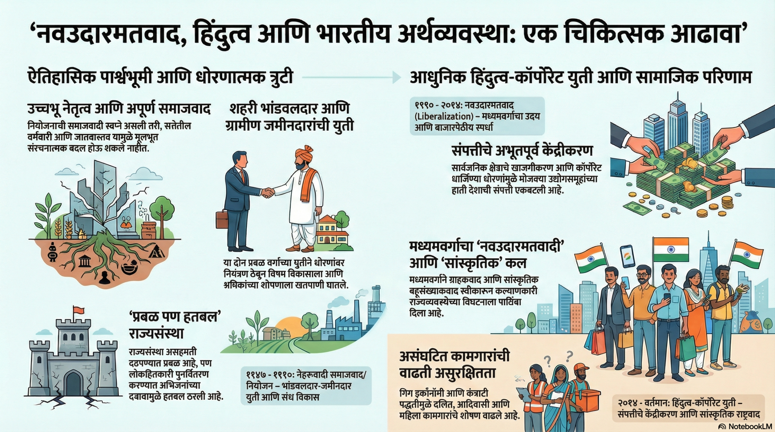 नवउदारमतवाद, हिंदुत्व आणि भारतीय अर्थव्यवस्था (मुक्तसंवाद, ऑगस्ट २०२५)