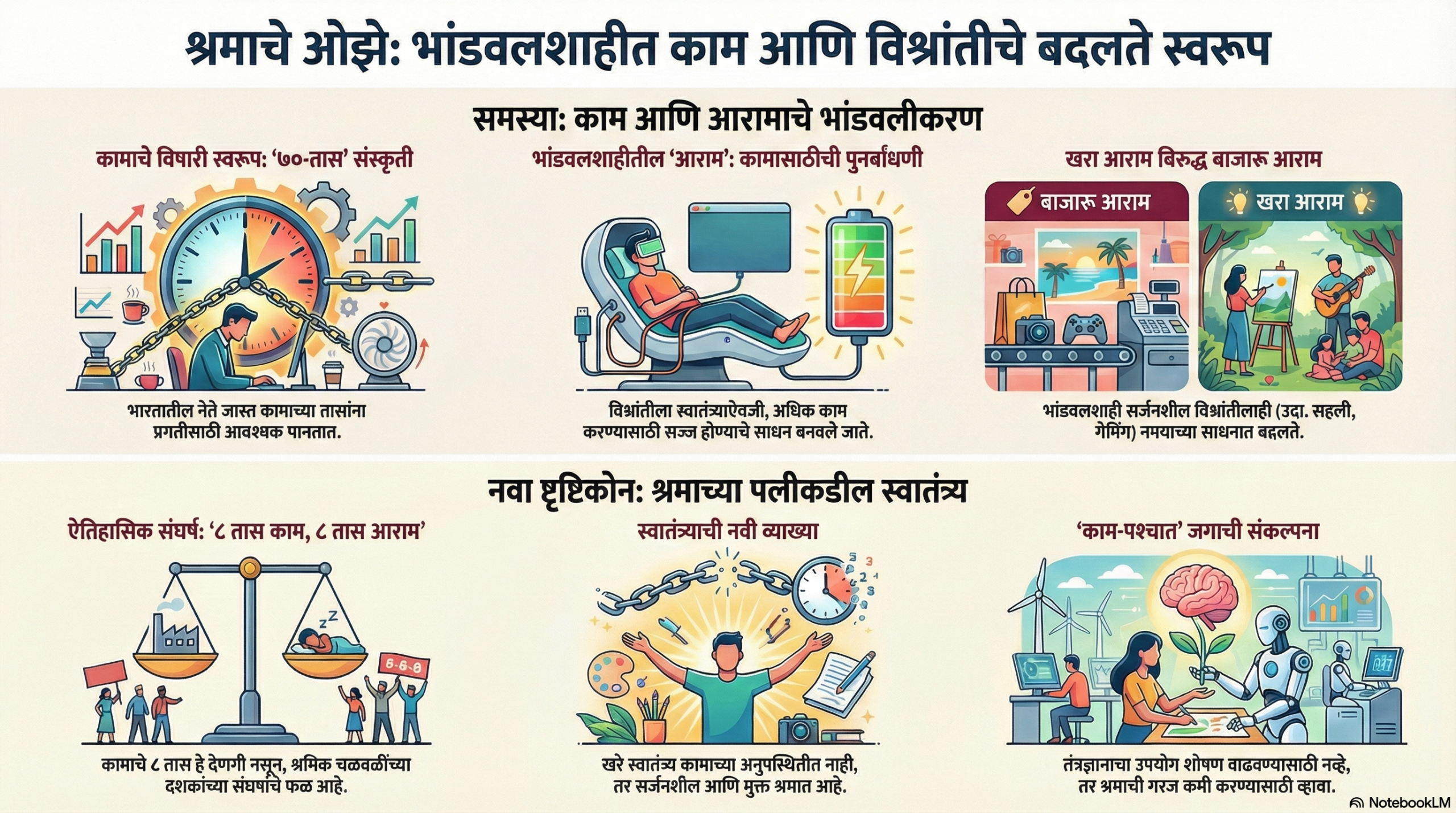 श्रमाचे ओझे, विश्रांतीचा शोध (मुक्तसंवाद, फेब्रुवारी २०२५)